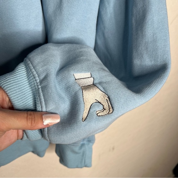 Nike Flynn Rider from Tangled Blue Embroidered Pullover Sweatshirt - Picture 5 of 6